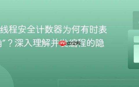 Java非线程安全计数器为何有时表现“正确”？深入理解并发编程的隐蔽陷阱