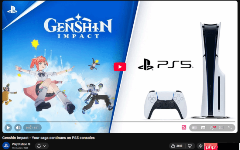 索尼PlayStation官方鼓励PS4《原神》玩家更新换代：PS5效果更好！