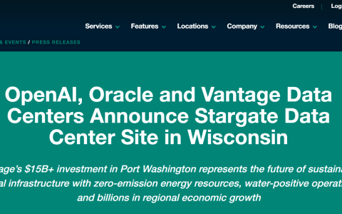 OpenAI、Oracle 再加码 AI 基建：150 亿美元 Lighthouse 园区启动建设