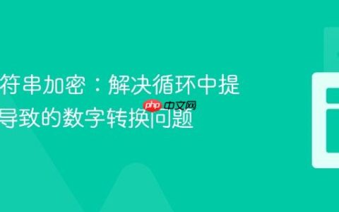 Java字符串加密：解决循环中提前返回导致的数字转换问题