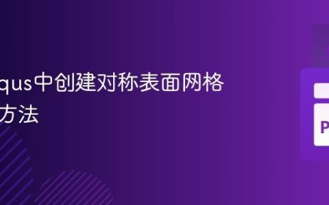 在Abaqus中创建对称表面网格的通用方法