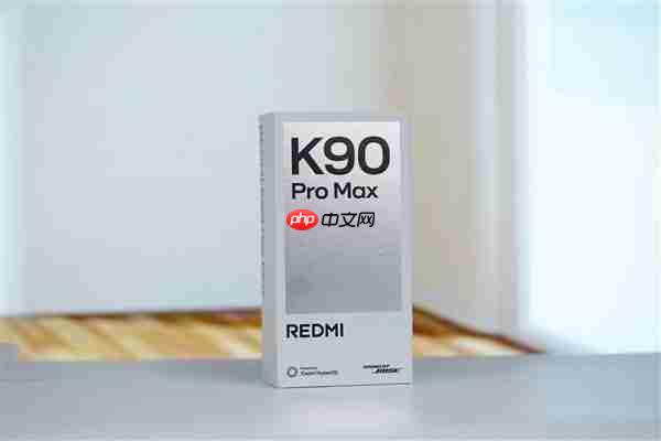 史上音质最好手机!REDMI K90 Pro Max图赏