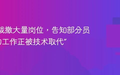 Meta 裁撤大量岗位，告知部分员工“你的工作正被技术取代”
