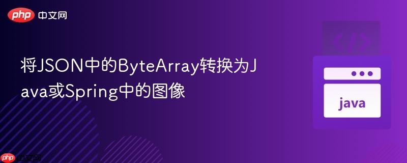 将JSON中的ByteArray转换为Java或Spring中的图像