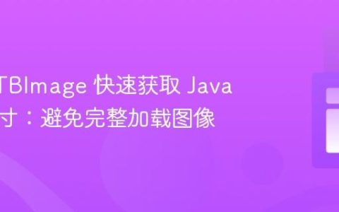 使用 STBImage 快速获取 Java 图像尺寸：避免完整加载图像