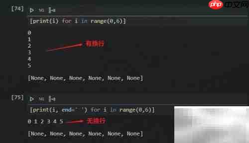 Python中print函数使用详解