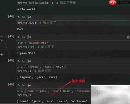 Python中print函数使用详解