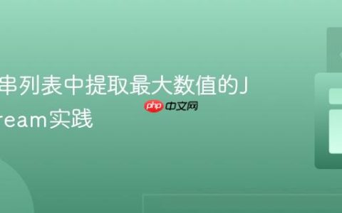 从字符串列表中提取最大数值的Java Stream实践