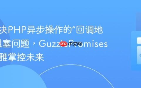 如何解决PHP异步操作的“回调地狱”与阻塞问题，GuzzlePromises助你优雅掌控未来