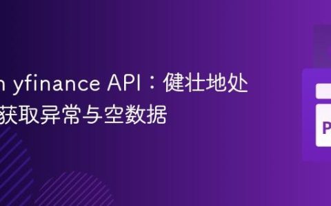 Python yfinance API：健壮地处理数据获取异常与空数据