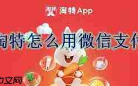 淘特app怎么用微信支付