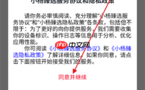小杨臻选app商品购买流程