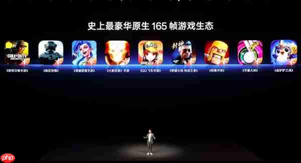 一加15适配史上最豪华的原生165帧主流游戏:引领行业进入165帧时代