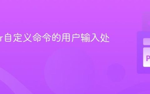 Ranger自定义命令的用户输入处理