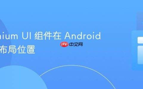 Chromium UI 组件在 Android 平台的布局位置