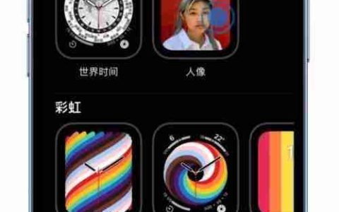 Apple Watch人像表盘设置指南