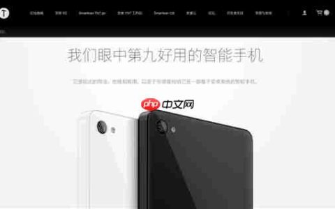 博主发现2025年了锤子官网依然能打开：锤子T1广告语变了