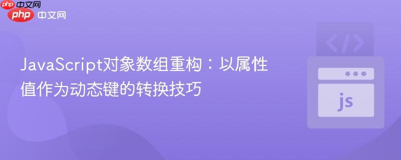 JavaScript对象数组重构:以属性值作为动态键的转换技巧