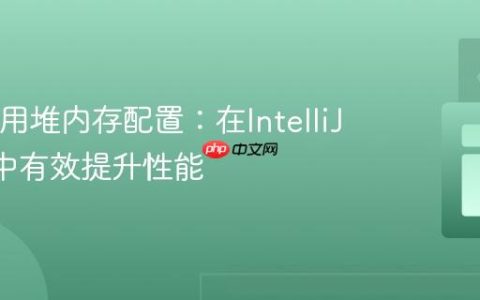Java应用堆内存配置：在IntelliJ IDEA中有效提升性能