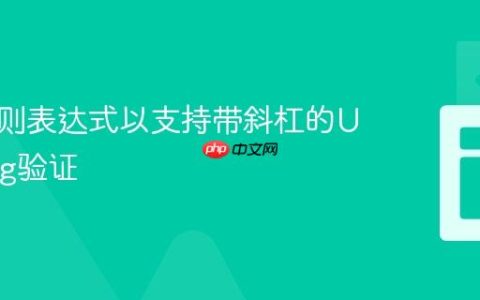 扩展正则表达式以支持带斜杠的URL Slug验证