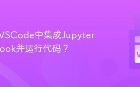 如何在VSCode中集成Jupyter Notebook并运行代码？