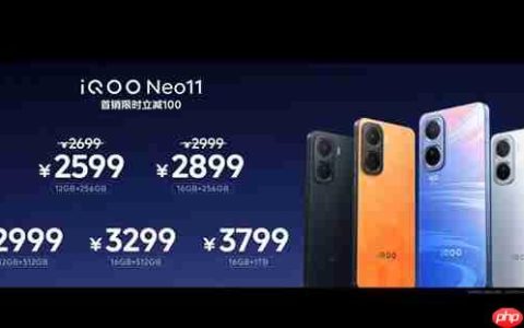2K屏+7500mAh电池同档唯一！iQOO Neo11发布：2599元起