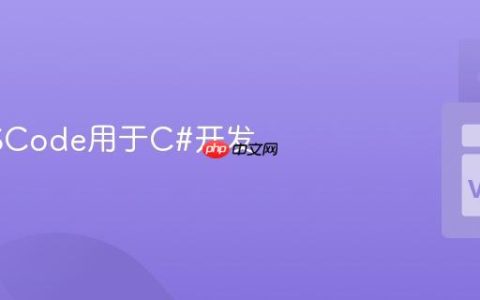 配置VSCode用于C#开发