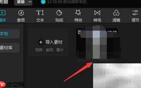 剪映专业版视频局部打码教程