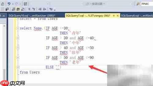 select语句中if的使用技巧