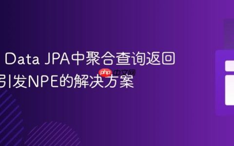 Spring Data JPA中聚合查询返回Null值引发NPE的解决方案