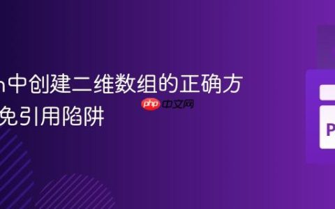 Python中创建二维数组的正确方法：避免引用陷阱