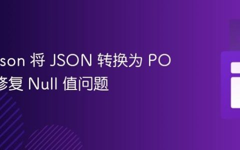 使用 Gson 将 JSON 转换为 POJO 时修复 Null 值问题