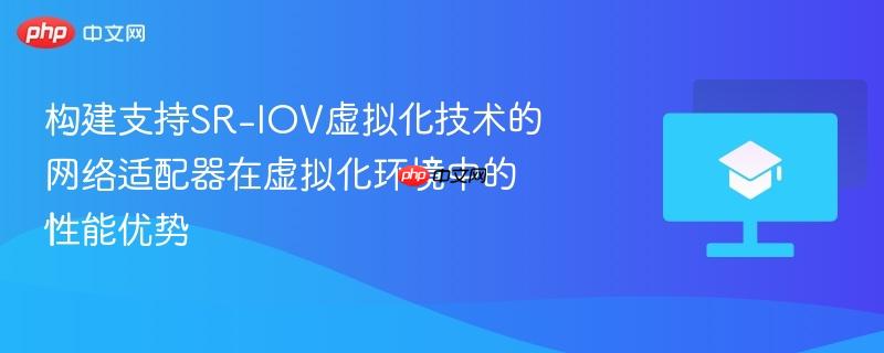 构建支持SR-IOV虚拟化技术的网络适配器在虚拟化环境中的性能优势