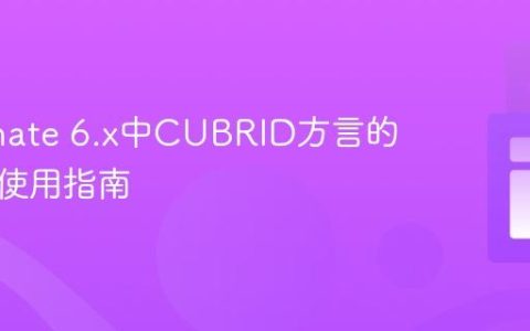 Hibernate 6.x中CUBRID方言的定位与使用指南