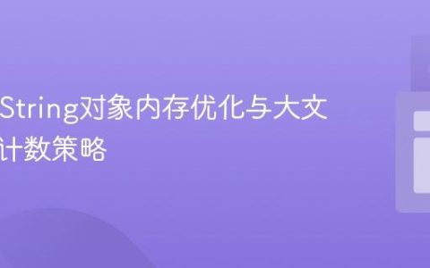 Java中String对象内存优化与大文件字符计数策略