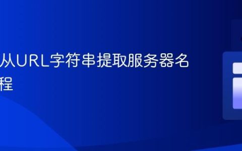 Java中从URL字符串提取服务器名称的教程