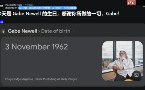 让我们祝贺G胖生日快乐！玩家祝贺并期望《半条命3》发布