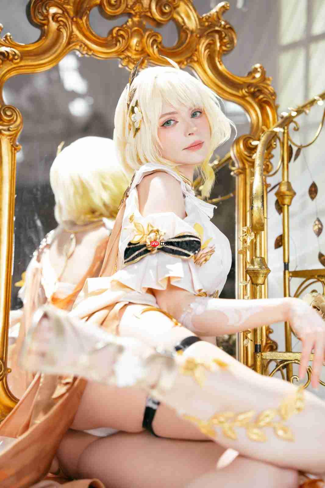 又大又白!艾什莉体模Cos《妮姬》莉贝雷利奥