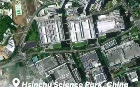 中国驻美大使馆发布台湾省新竹科学园高清卫星照：美国很紧张