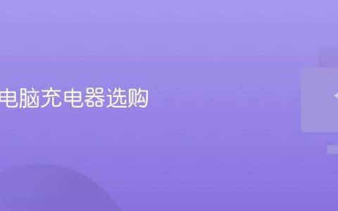 笔记本电脑充电器选购
