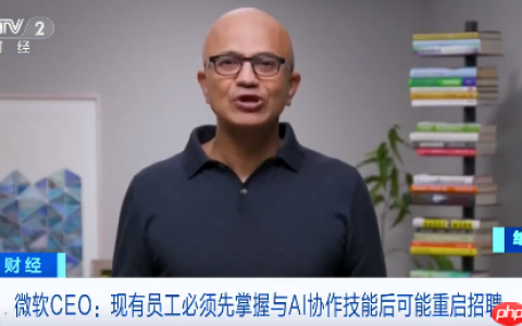 微软 CEO 纳德拉：公司或在一年内重启招聘，前提是现有员工掌握与 AI 协作技能