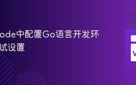 在VSCode中配置Go语言开发环境与调试设置