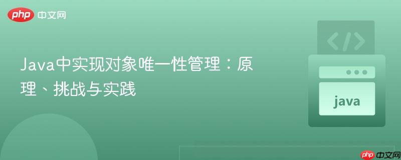 Java中实现对象唯一性管理:原理、挑战与实践