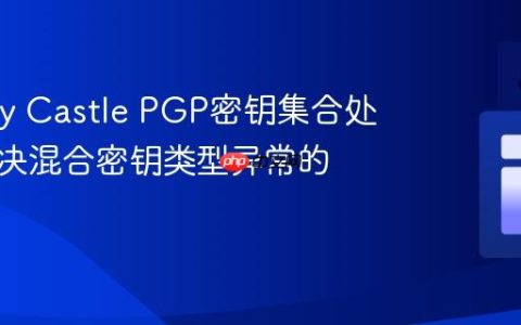 Bouncy Castle PGP密钥集合处理：解决混合密钥类型异常的策略