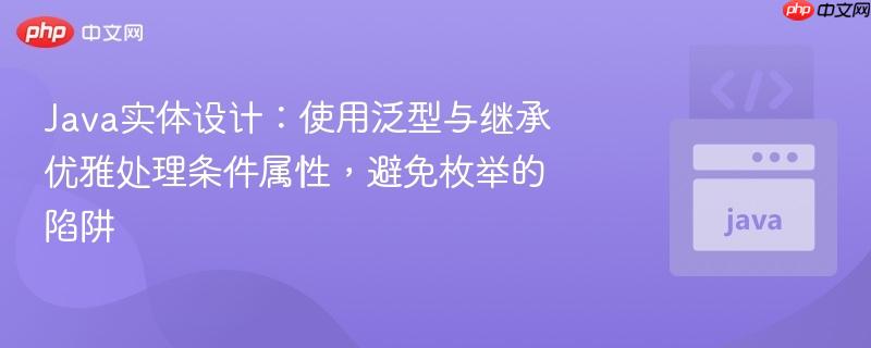 Java实体设计：使用泛型与继承优雅处理条件属性，避免枚举的陷阱