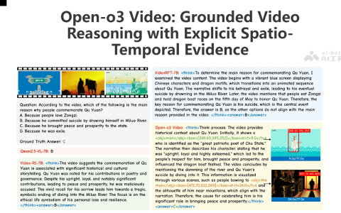 Open-o3 Video— 北大联合字节开源的视频推理模型