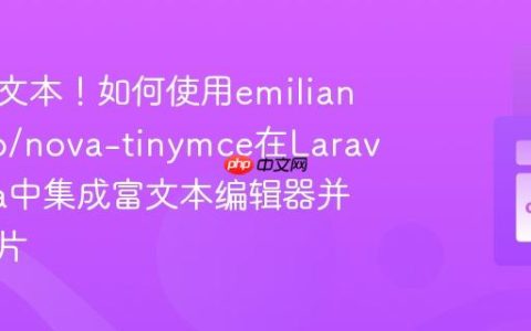 告别纯文本！如何使用emilianotisato/nova-tinymce在LaravelNova中集成富文本编辑器并上传图片