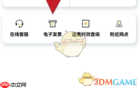 《中国邮政》开发票方法