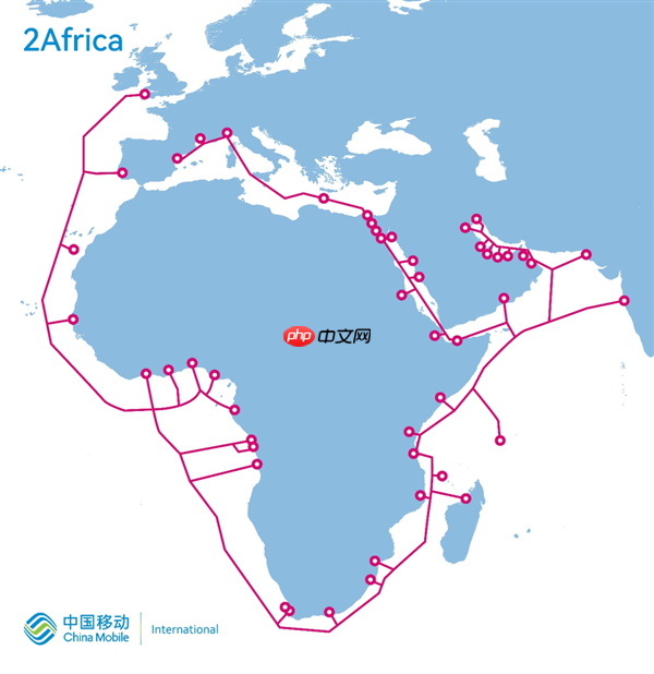 全球最长海缆2Africa东段正式开通!全长4.5万公里:连接三大洲30多国