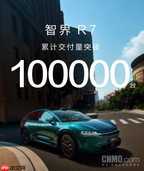 智界R7累计交付突破100000台!搭载华为ADS 4系统